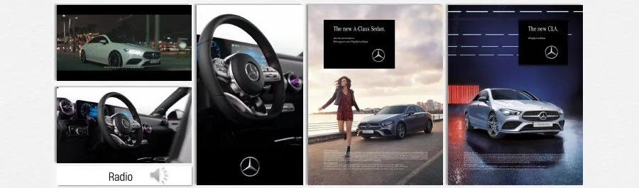 Mercedes-Benz 컴팩트카 런칭 캠페인 소재